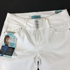 New w/ Tags Wax Jeans White Skinny Size Junior 11